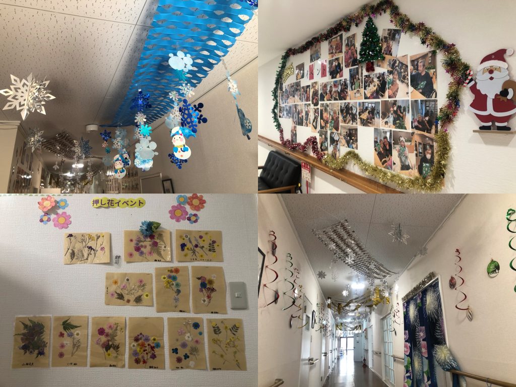 施設内の演出や掲示