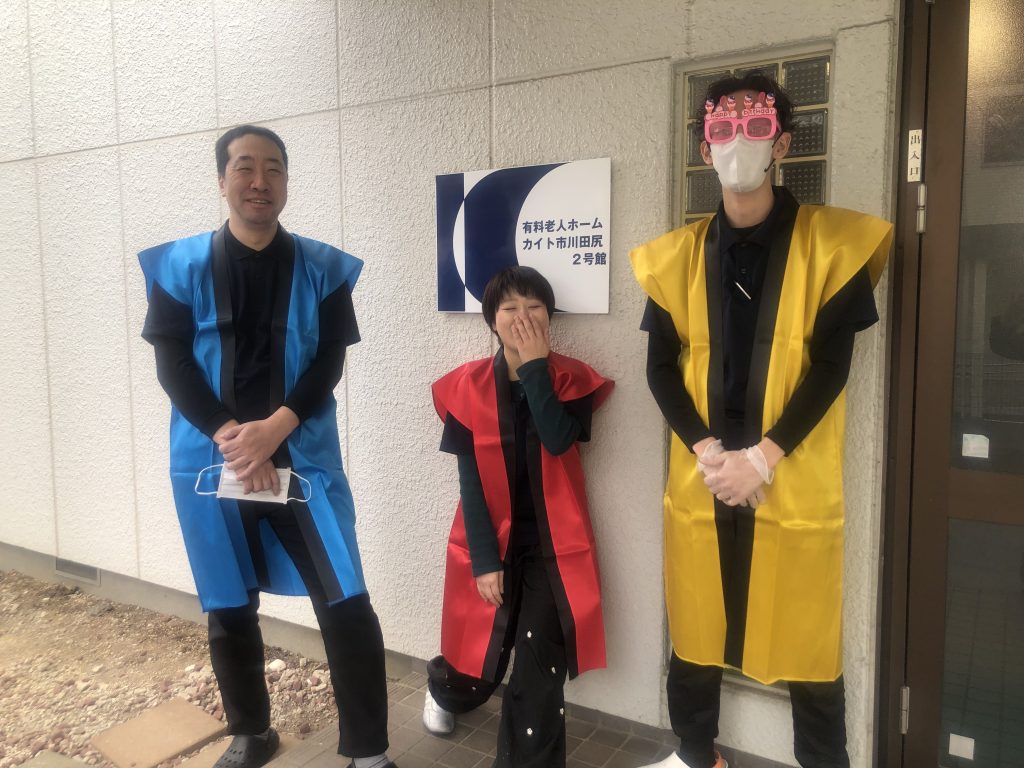 イベント仕様の二号館職員